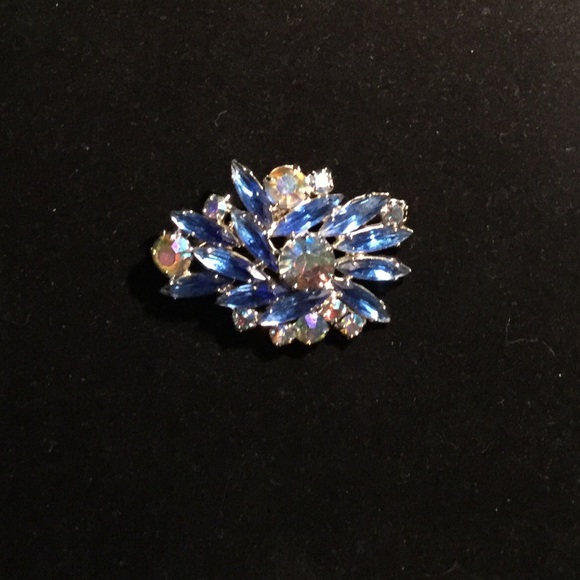 Vintage Gem Stone Brooch - Picture 3 of 4